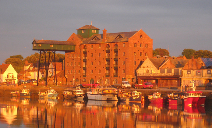 Wells-next-the-Sea granary and quayside
